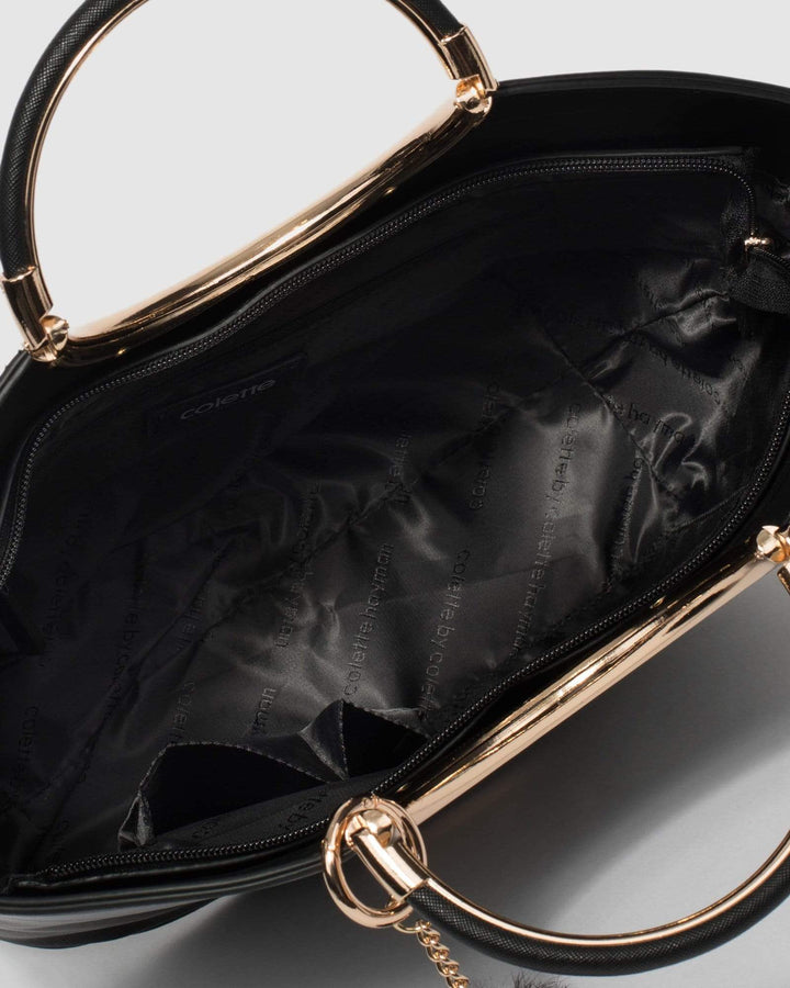 Black Sabina Ring Tote Bag | Tote Bags