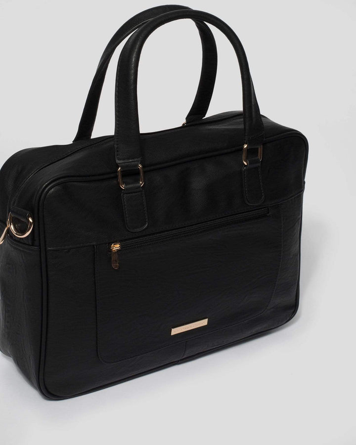 Black Sandra Tech Tote Bag | Tote Bags