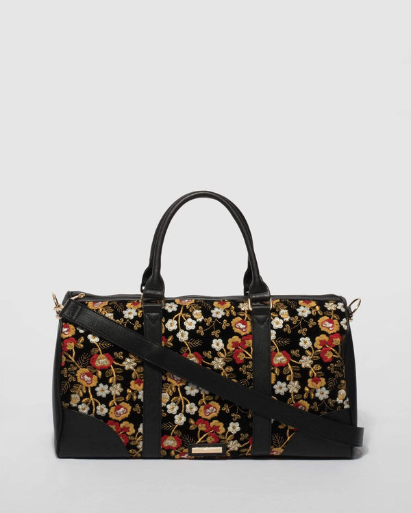 Black Saskia Weekender Bag | Weekender Bags