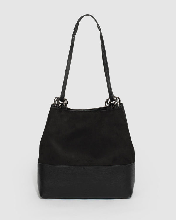 Black Scarlett Slouch Tote Bag | Slouch Bags