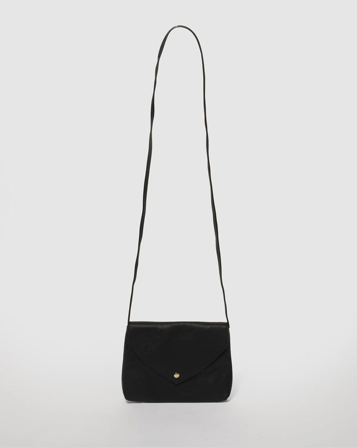 Black Selena Envelope Crossbody Bag | Crossbody Bags