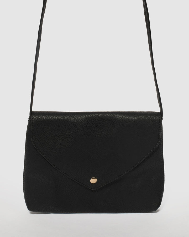 Black Selena Envelope Crossbody Bag | Crossbody Bags