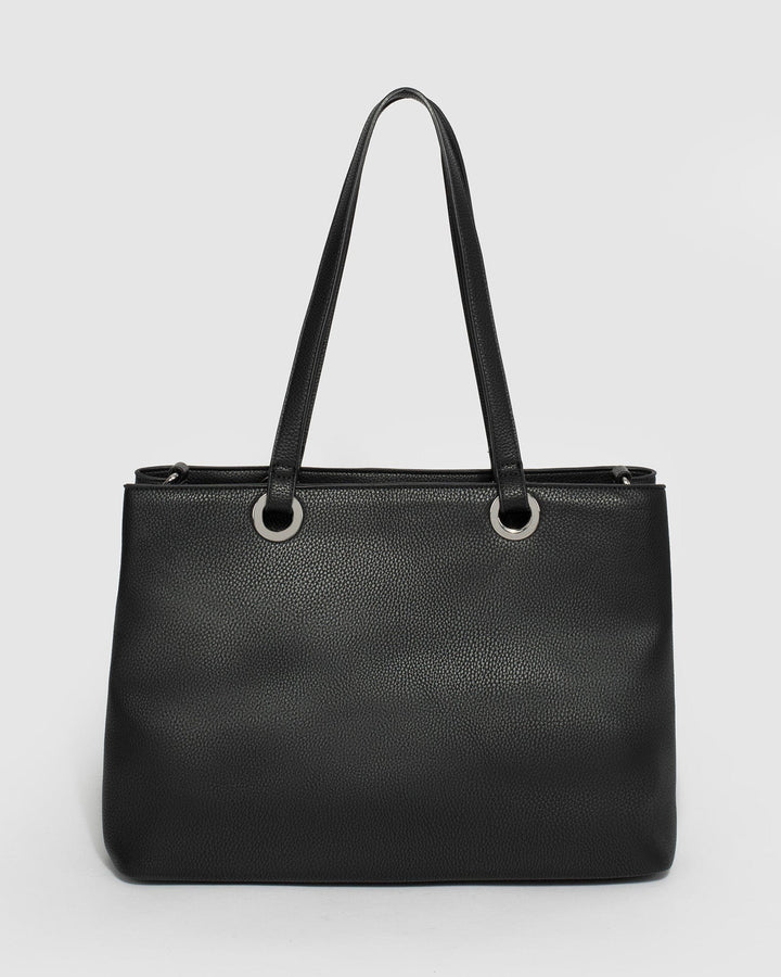 Black Shanice Large Tote Bag | Tote Bags
