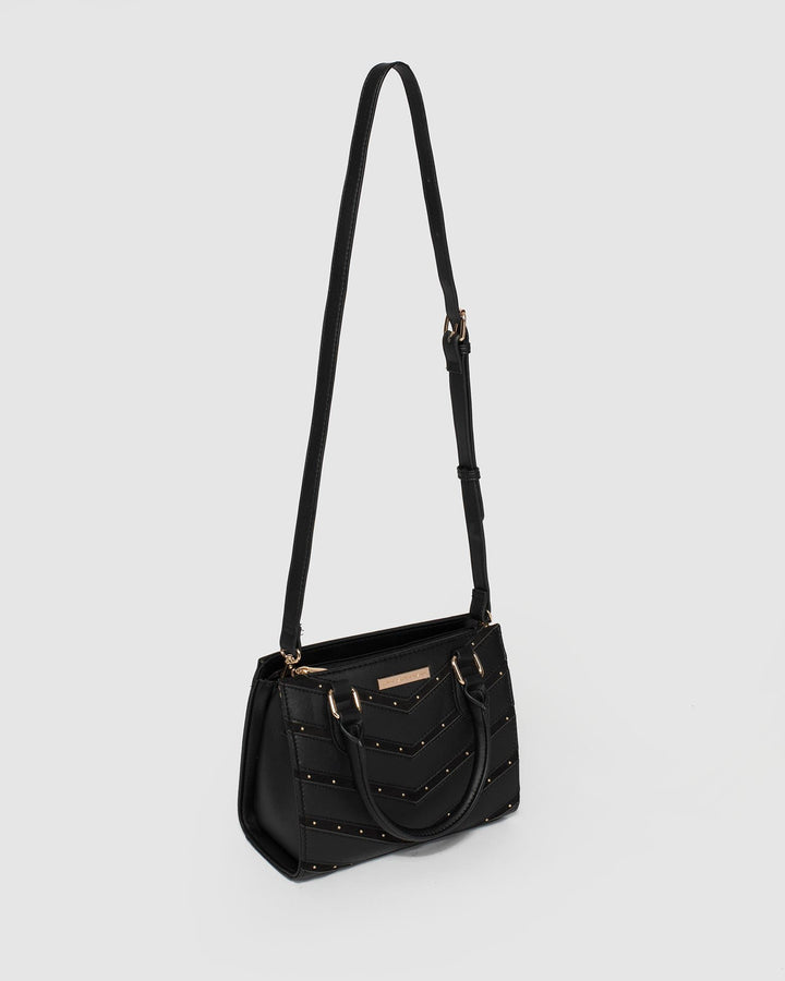 Black Sia Limited Edition Stud Tote Bag | Mini Bags
