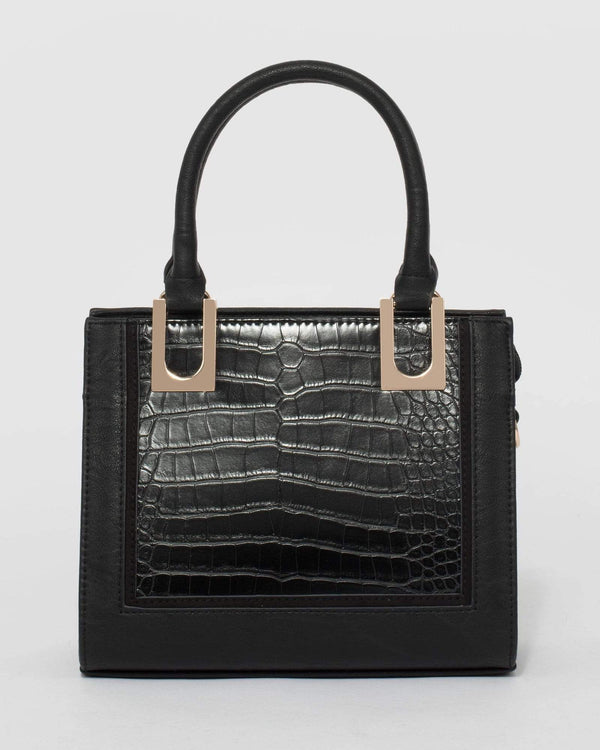 Black Sia Square Hardware Mini Bag | Mini Bags