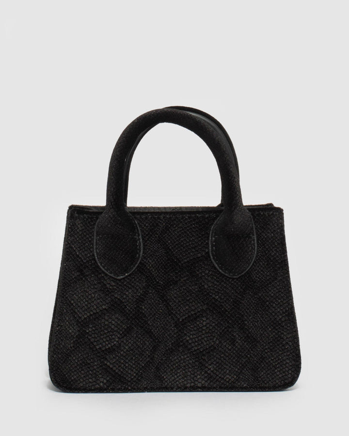 Black Sibel Mini Tote Bag | Mini Bags