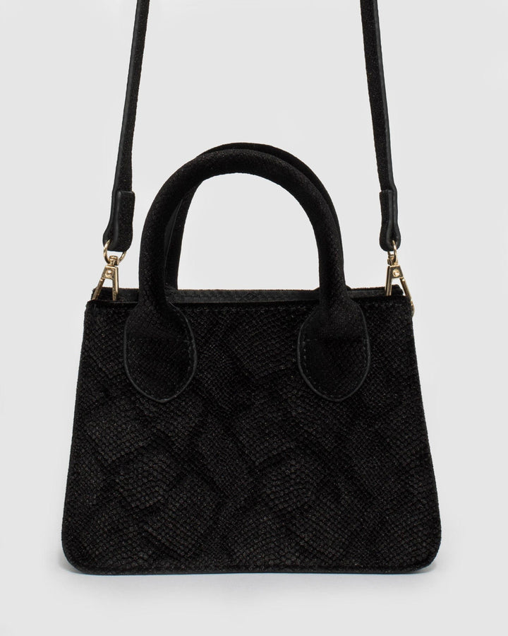 Black Sibel Mini Tote Bag | Mini Bags