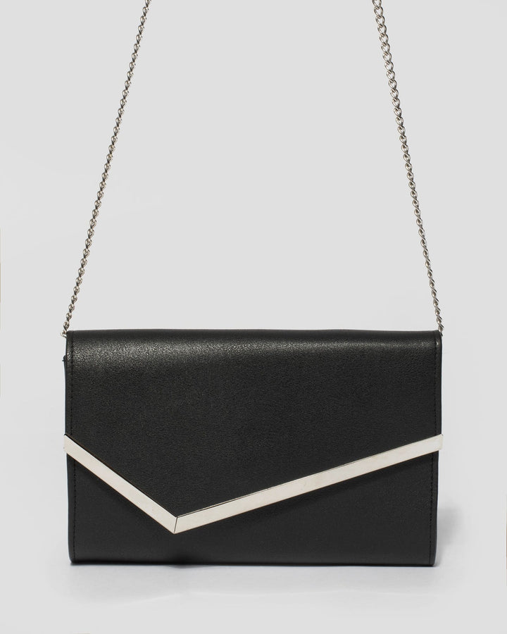Black Sienna Clutch Bag | Clutch Bags