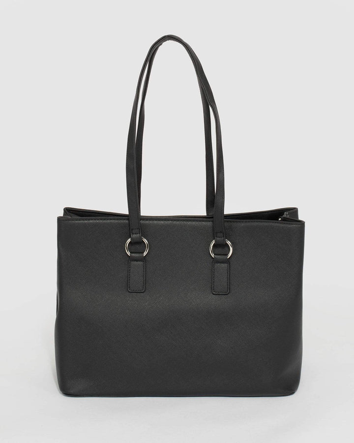 Black Sienna Tote Bag | Tote Bags
