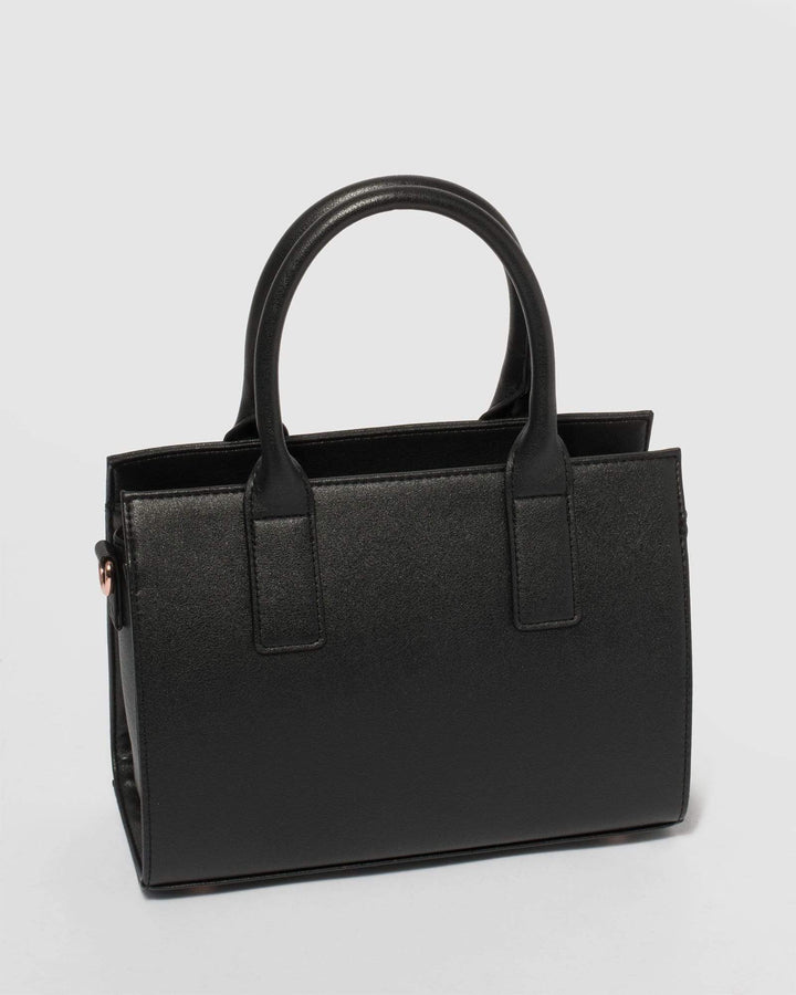 Black Smooth Stef Pom Pom Mini Bag | Mini Bags
