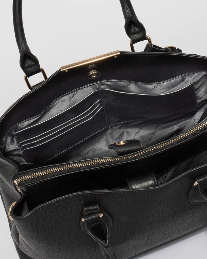 Colette by Colette Hayman Black Spencer Premium Tech Tote Bag