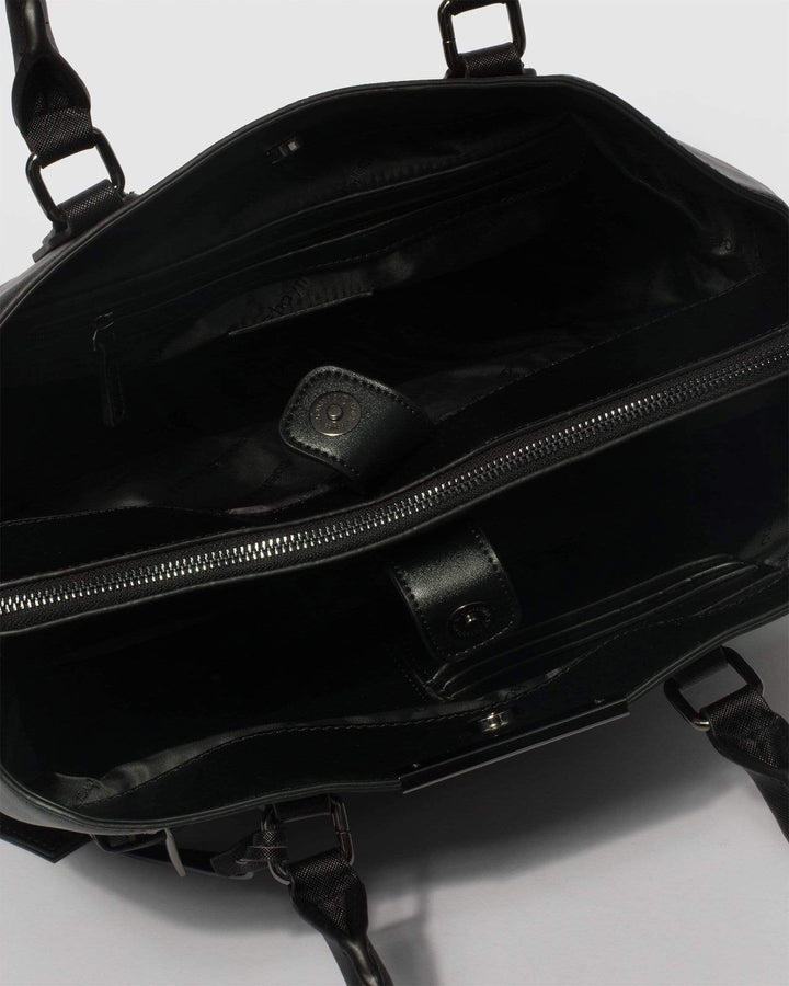Black Spencer Tech Tote Bag | Tote Bags