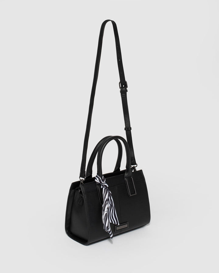 Black Stef Scarf Mini Bag | Mini Bags