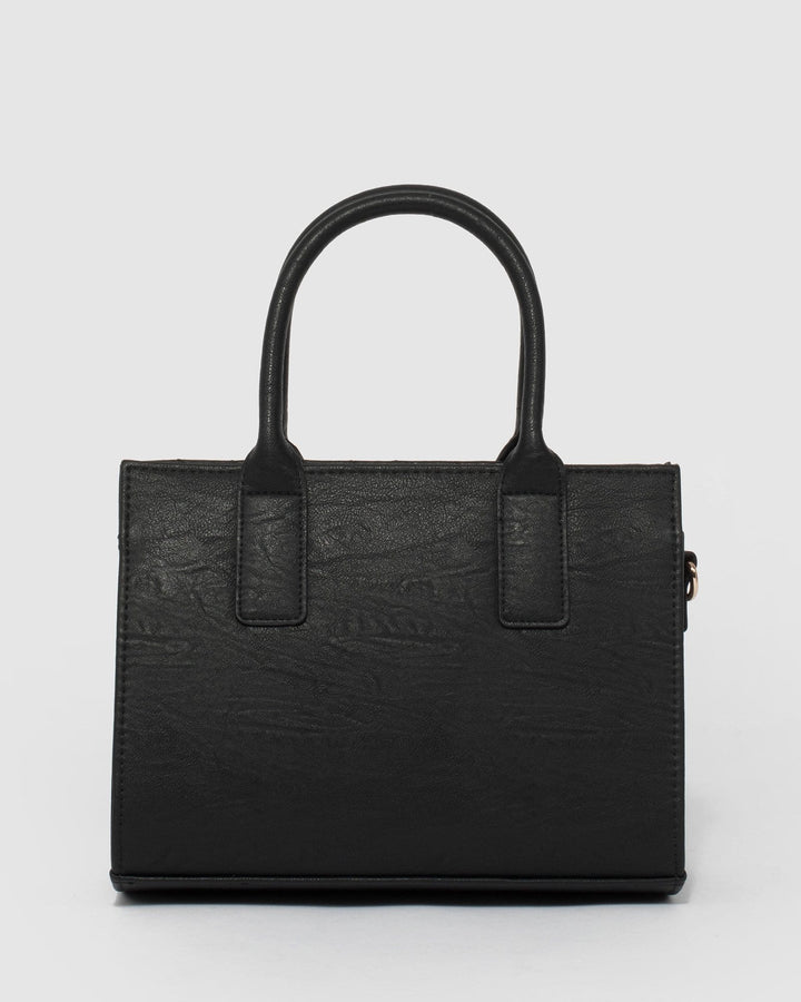 Black Stef Stripe Panel Mini Bag | Mini Bags