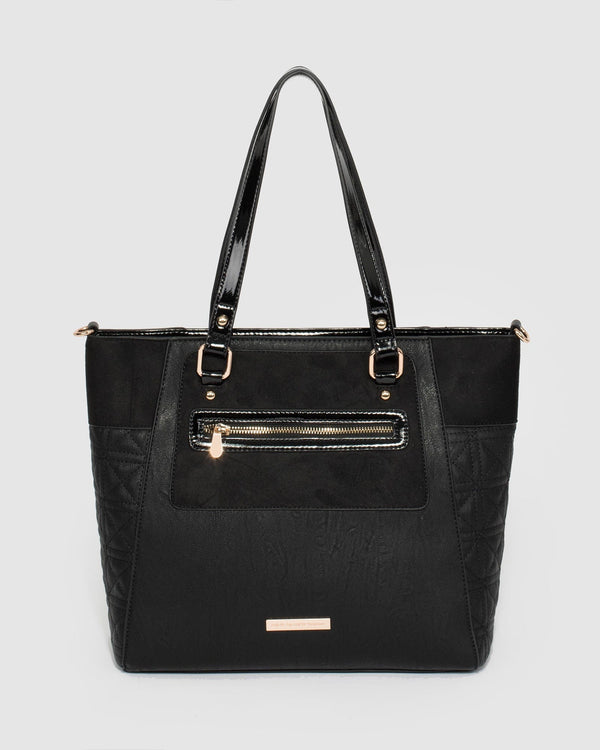 Black Stella Tote Bag | Tote Bags