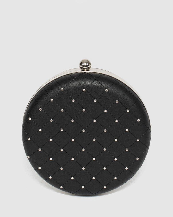 Black Circle Clutch Bag Online