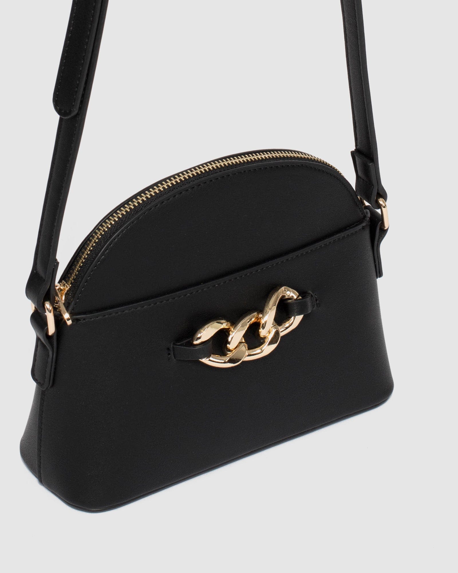 Black Tahlor Chain Crossbody Bag colette by colette hayman