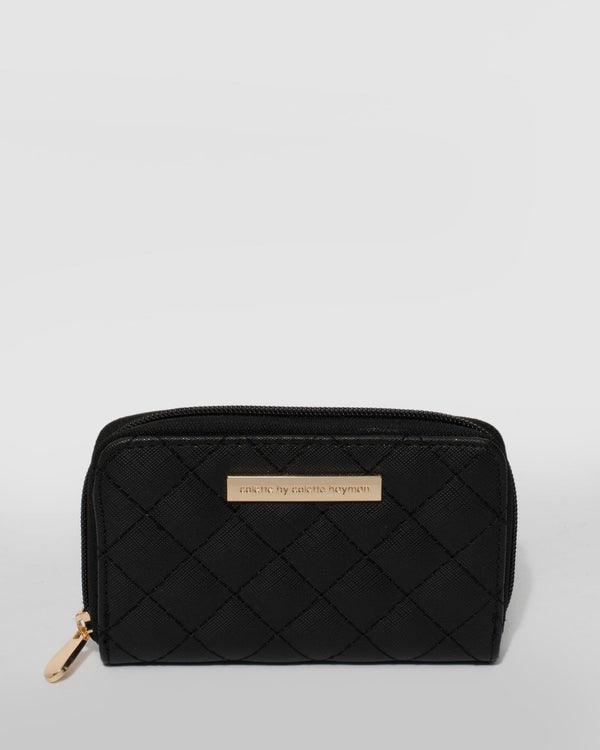 Black Tasha Quilt Wallet | Wallets