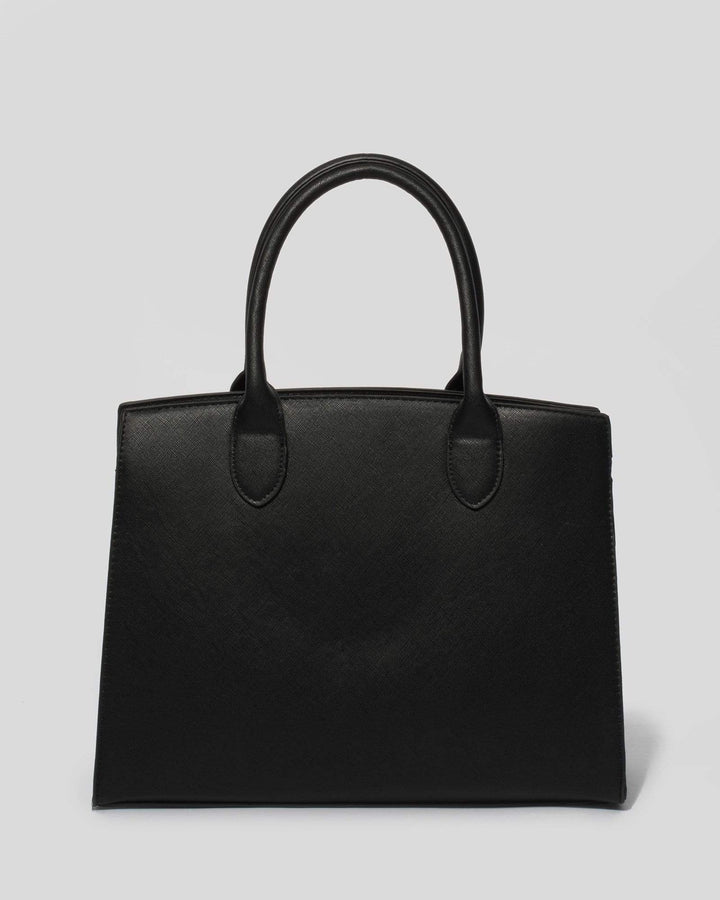Black Tess Large Tote Bag | Tote Bags