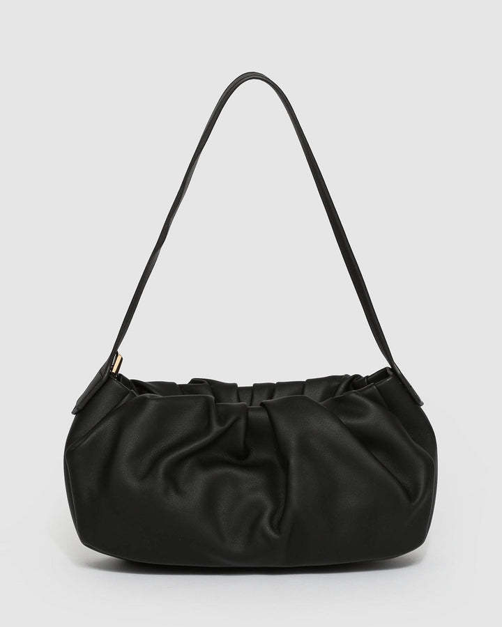 Black Tilly Baguette Bag | Shoulder Bags