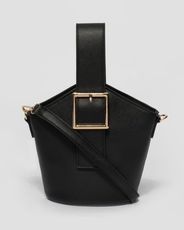 Black Toya Buckle Bag | Tote Bags