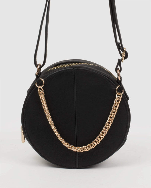 Black Toya Circle Crossbody Bag | Crossbody Bags