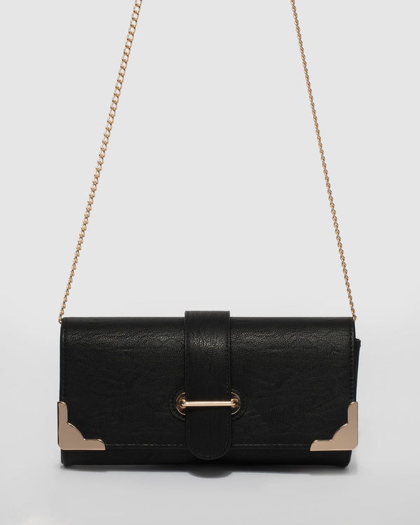 Black Trinity Clutch Bag | Clutch Bags
