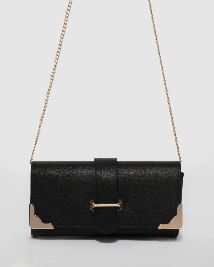 Black Trinity Clutch Bag | Clutch Bags