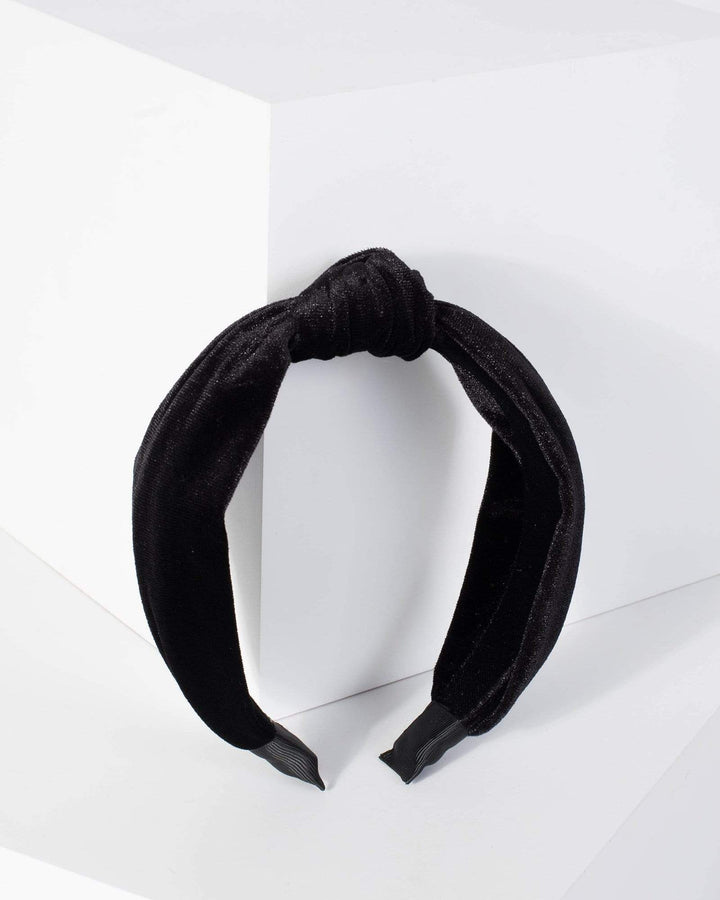 Black Twisted Headband | Accessories
