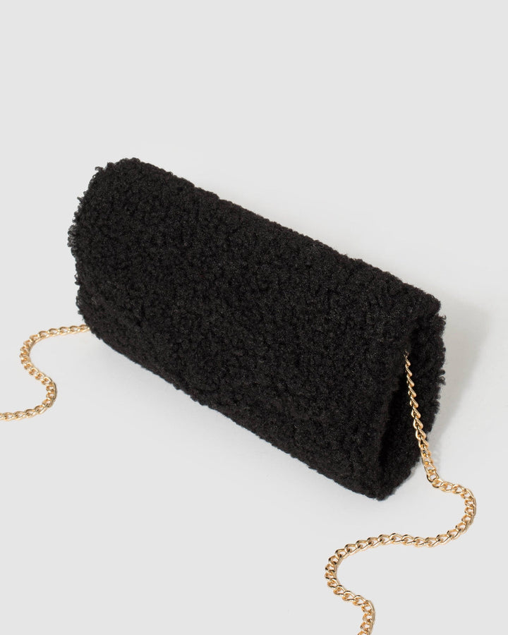 Black Verna Clutch Bag | Clutch Bags