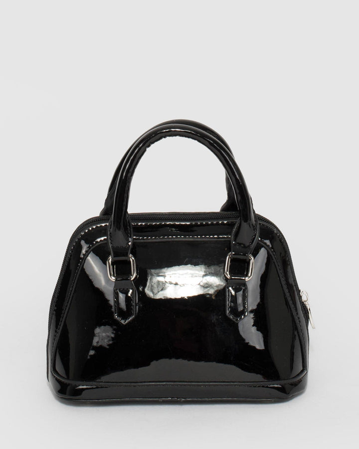 Black Vika Mini Tote Bag | Mini Bags