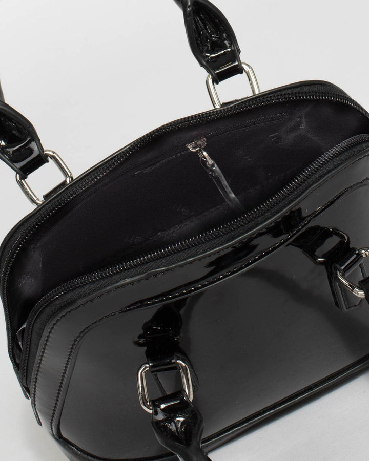 Black Vika Mini Tote Bag | Mini Bags