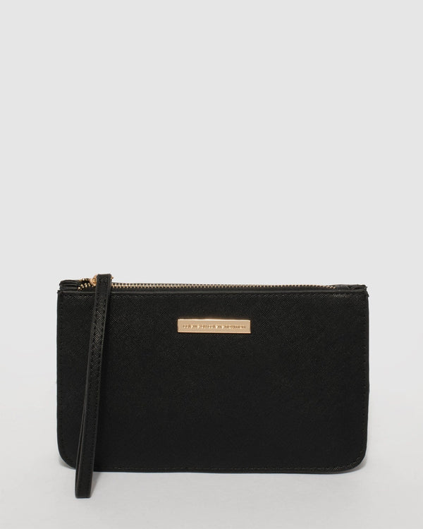 Black Willow Wristlet Clutch Bag | Clutch Bags