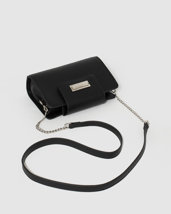 Black Yelena Plate Crossbody Bag | Crossbody Bags