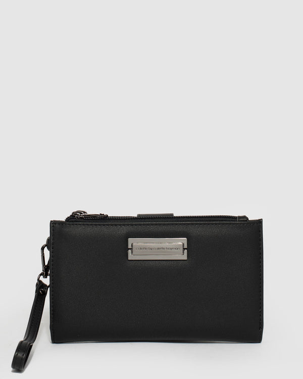 Black Zarinda Wristlet Wallet | Wallets