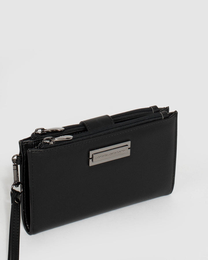 Black Zarinda Wristlet Wallet | Wallets