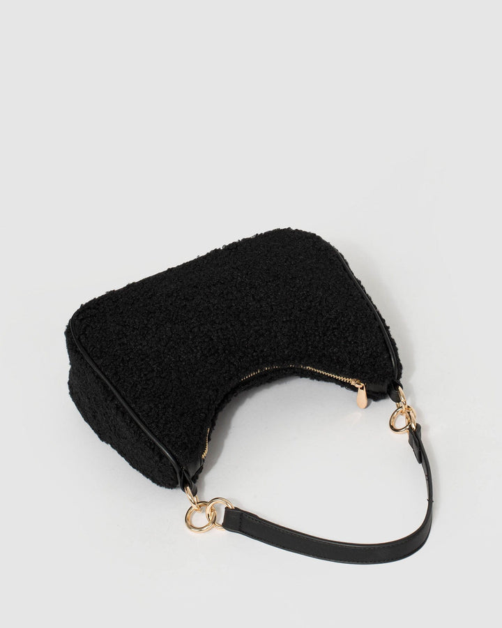 Colette by Colette Hayman Black Zeeva Slouch Shoulder Bag
