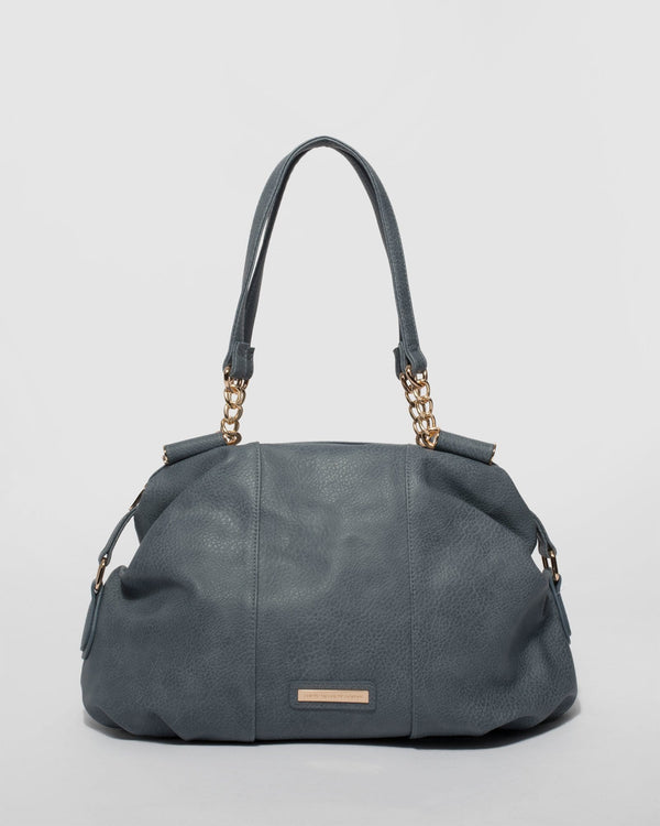 Blue Akira Soft Hobo Bag | Slouch Bags