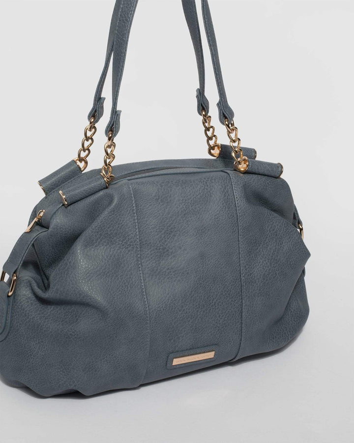 Blue Akira Soft Hobo Bag | Slouch Bags