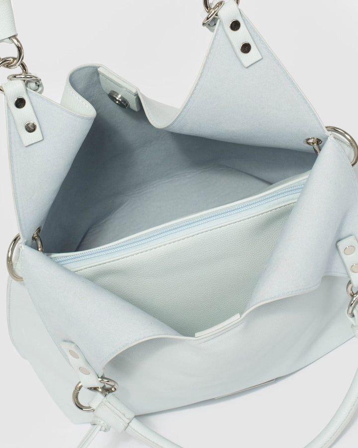Colette by Colette Hayman Blue Camila Pocket Slouch Bag