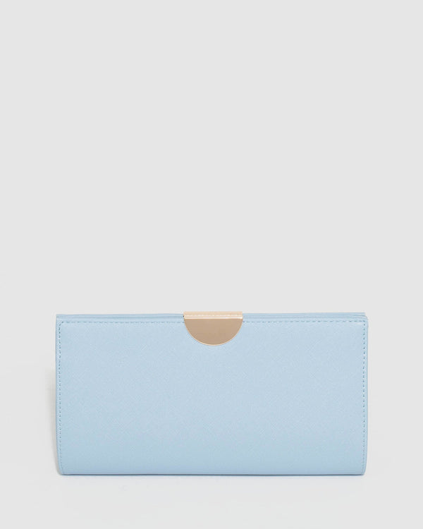 Blue Carlie Clutch Bag | Clutch Bags