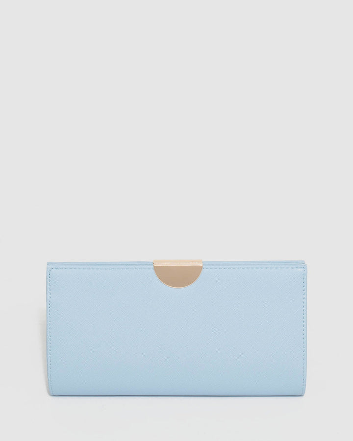 Blue Carlie Clutch Bag | Clutch Bags