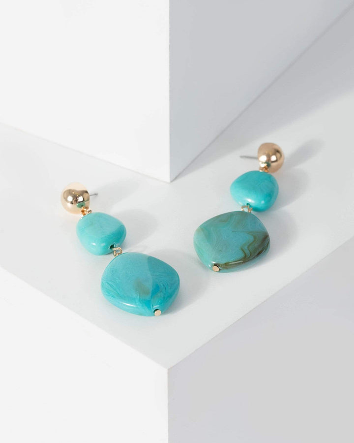 Blue Deep Sea Drop Earrings | Earrings