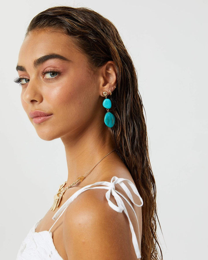 Blue Deep Sea Drop Earrings | Earrings