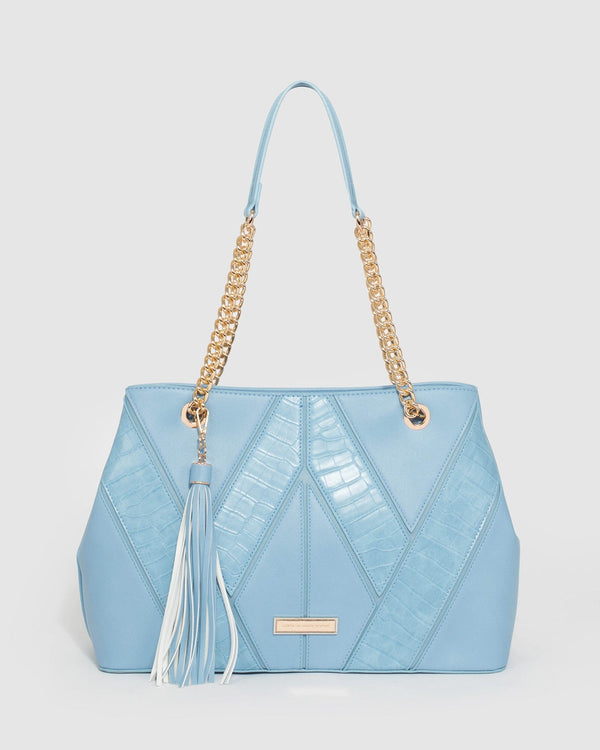Blue Desiree Tote Bag | Tote Bags
