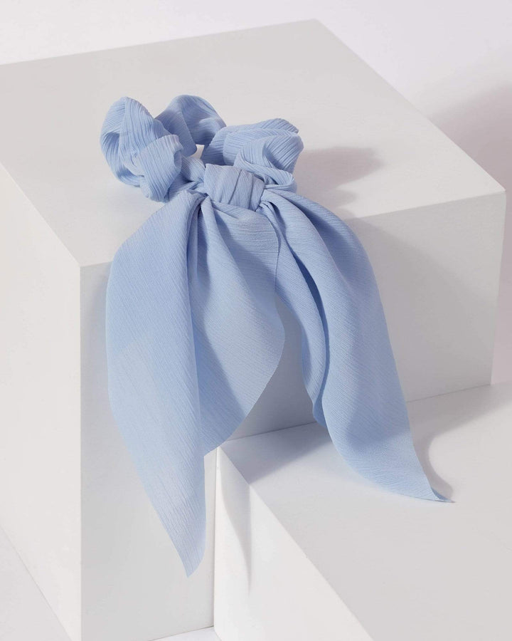 Blue Fine Line Soft Hair Tie | Accessories