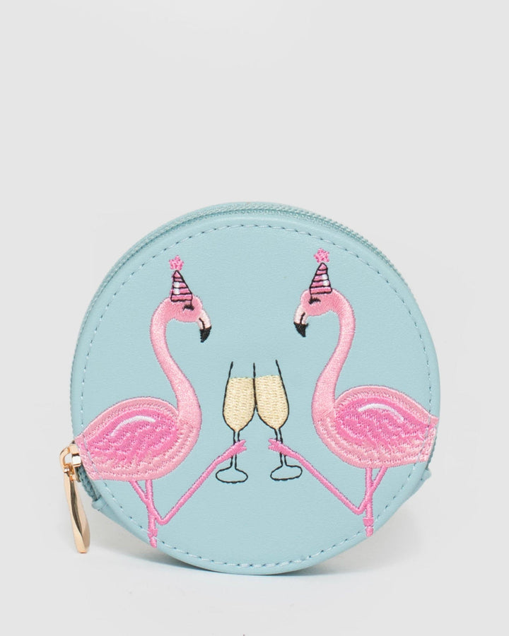 Colette by Colette Hayman Blue Flamingo Party Round Rurse
