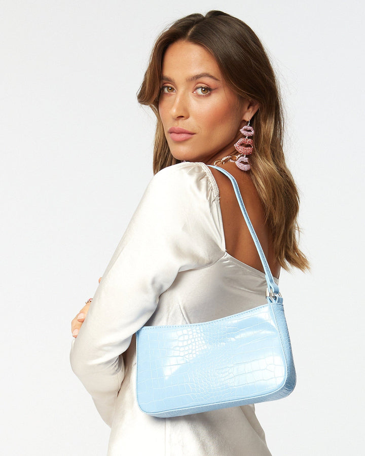 Blue Frankie Shoulder Bag | Shoulder Bags