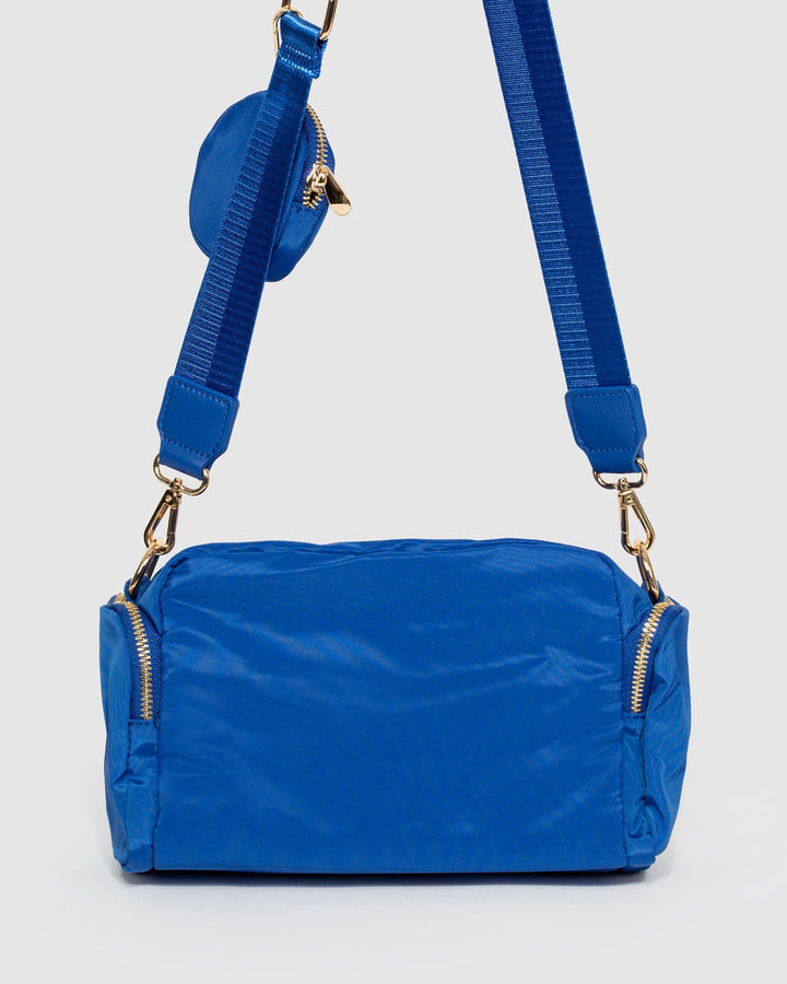 Blue Harper Nylon Crossbody Bag | Crossbody Bags