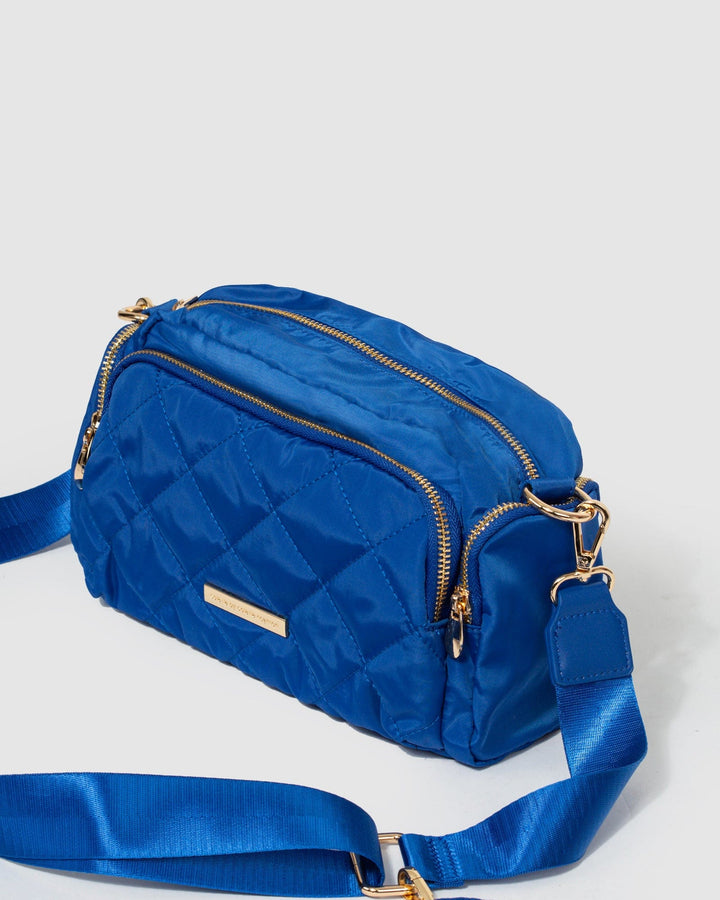 Blue Harper Nylon Crossbody Bag | Crossbody Bags